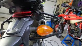 Yamaha Tenere 700 cheap high exhaust Ali express [upl. by Coplin]