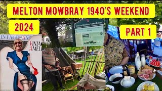 Melton Mowbray 1940s Weekend 11th May 2024 part one [upl. by Anehta]