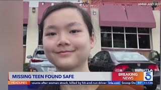 Missing Southern California girl 15 found safe [upl. by Kordula124]