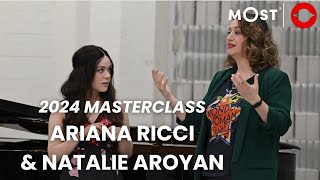 2024 Ariana Ricci soprano MasterClass with Natalie Aroyan and Bradley Gilchrist [upl. by Allehs]