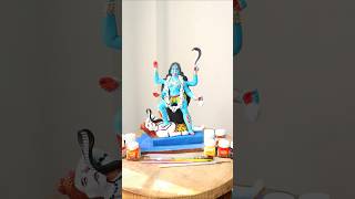 Jai ma kali  kali mata murti making with clay [upl. by Raul]