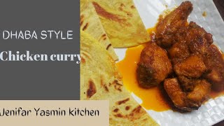 2022 New resturent style dhaba chicken curry with paratha by jenifar yasmin kitchen [upl. by Kipp]