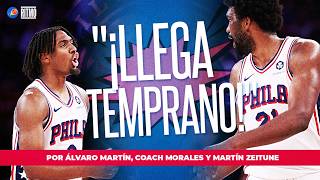 Maxey vs Embiid 💥  Álvaro Martín Coach Morales y Martín Zeitune  Ritmo NBA [upl. by Carlen]