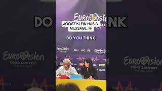 🇳🇱 Joost Klein EUROPAPA disqualified from Eurovision 2024 INTERVIEW  REHERSEAL [upl. by Airahs769]