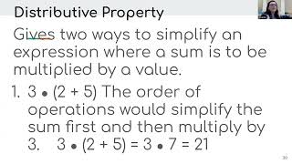 Paraprofessional Math Day 1 Number Sense and Basic Algebra Video 3 Properties of Numbers [upl. by Eilrebmik]