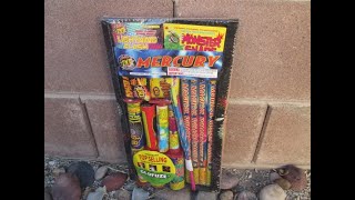 TNT Fireworks  Mercury aerial firework assortment unboxing [upl. by Illib]