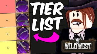 The Wild West AUCTION GUN Tier List [upl. by Killoran]