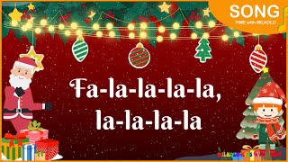 Deck the Halls Falalalala with Lyrics  Christmas Songs and Carols  Milkolo Kids TV music [upl. by Ottinger]