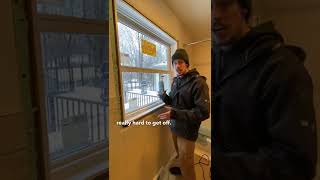 Quick tip on window insulation from Trim Supervisor Matt Ward [upl. by Pirali]