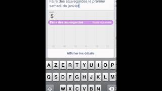 Calendrier iPhone Fantastical  wwwiPhonfr [upl. by Guibert]
