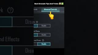 Best grenade tips and tricks 🤯✅youtubeshorts tipsandtricks pubgtips pubgmobile rexdaniyal [upl. by Artenek371]