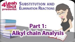 Alkyl Halide Carbon Chain Analysis for SN1 SN2 E1 E2 Reactions by Leah4sci [upl. by Malvie926]