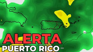 Alerta por lluvias y posibilidad de inundaciones en puertorico [upl. by Yllime]