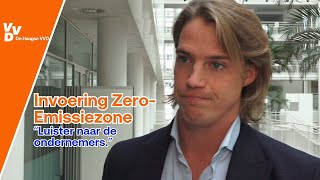 quotLuister meer naar de ondernemers bij invoering Zero Emissiezonequot  Haagse VVD [upl. by Bram]