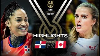 🇩🇴 DOM vs 🇨🇦 CAN  Highlights  Womens OQT 2023 [upl. by Elliot]