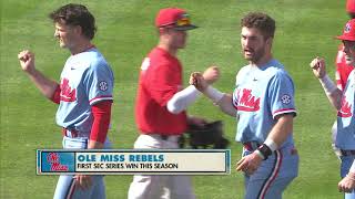 HIGHLIGHTS  Ole Miss Baseball defeats Georgia 8  7 43023 [upl. by Gunthar]