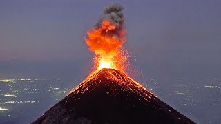 5 Stunning Volcano Eruptions Caught On Camera [upl. by Eidorb]