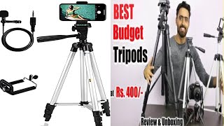 NAFA 3110 Portable Tripod with Mobile holder Tripod 3110 setup Tripod with mobile holder unboxing [upl. by Zetnod]