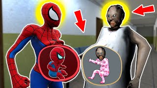 Pregnant SpiderGirl vs Pregnant Granny  funny horror animation Megamix 1 [upl. by Drofniw593]