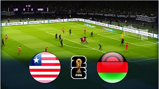 LIBERIA vs MALAWI  FIFA WORLD CUP 2026 QUALIFIERS [upl. by Yerfej]