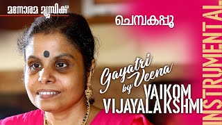 Chembakapookattile film song played by Vaikom Vijayalakshmi on Gayathri Veena [upl. by Middlesworth]