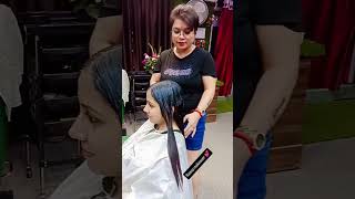 Kerashine reenabeautymakeovers hairstyle reels kerashine haircare hairtreatment [upl. by Sargent]