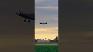 Spitfire at dusk aviation military aircraft planespotting militaryaviation [upl. by Aneba]