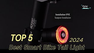 TOP 5 Best Smart Bike Tail Light 2024 [upl. by Hatcher]