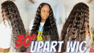 30 UPART WIG INSTALL W LEAVE OUT amp CRIMPS  ALI PEARL BODYWAVE HAIR [upl. by Kunz]