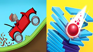 Ball Run Stack VS Hill Climb Racing  All Level Gameplay Android iOS Ep1 [upl. by Natek]