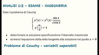 ING d2 equazioni differenziali var separabili [upl. by Nari]