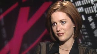 The XFiles  Gillian Anderson discusses the difference between working on a TV show and a movie [upl. by Aneleh]