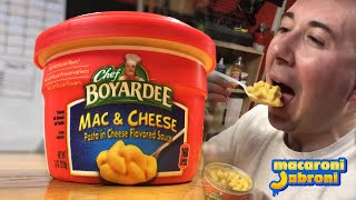 Chef Boyardee Mac amp Cheese REVIEW [upl. by Aicrop254]