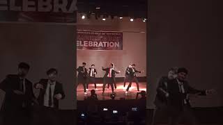 Boys group Dance performance part 2  Dance performance shortsvideo dance boys boysdance song [upl. by Annaigroeg693]