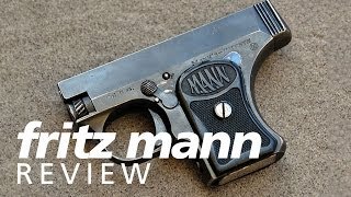 Review Fritz Mann 25acp pocket pistol  Yes its supposed to bulge cases [upl. by Orling]