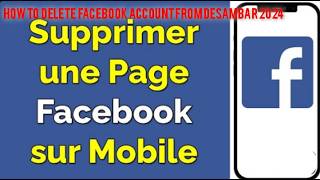 how to delete Facebook pages comment supprimer des pages Facebook [upl. by Lambard]