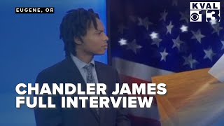 Chandler James stops by KVAL studios to talk the recent election [upl. by Eellehs]