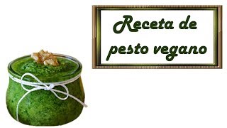 Receta de pesto vegano por Nely Helena Acosta Carrillo [upl. by Ymij]