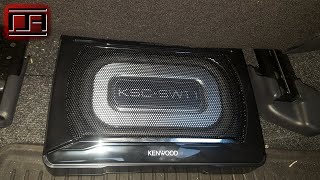 Kenwood KSCSW11 Compact Powered Under Seat Subwoofer Review Scion tC2  tC25 [upl. by Pinkerton630]