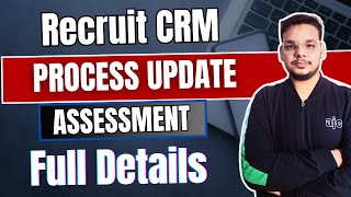 Recruit CRM Process  Recruit CRM Test  Exam Pattern  Interview Process  Interviews  Hiring [upl. by Noby]