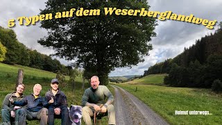 Von Silberborn bis BodenwerderZwei schöne Etappen vom Weserberglandweg wesermarsch hiking [upl. by Arema561]