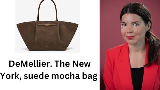 DeMellier The New York mocha suede midi bag Review of the most trendy bag [upl. by Tildie]