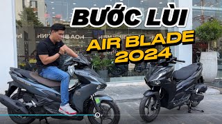 REVIEW AIR BLADE 2024  BƯỚC ĐI LÙI của HONDA  QUANG MOTOR [upl. by Ayalahs]