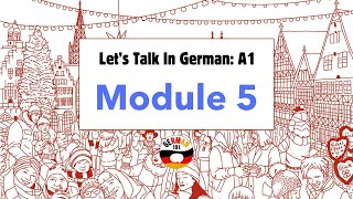 Module 5  Audio Tracks 🎧 Lets Talk In German A1 🇩🇪 Course Book For Beginners 📖 [upl. by Oinesra]