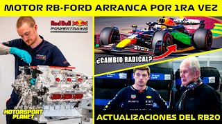 ⚠️ULTIMA HORA🔥 MOTOR RBFORD en MARCHA por PRIMERA VEZ ✅ ASI SUENA 🎶 ACTUALIZACIONES del RB20 🚀 [upl. by Graham508]