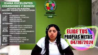 Elige Tus Propias Metas 04102024 IUSAsesores AseguramientoIMSS [upl. by Zachariah]