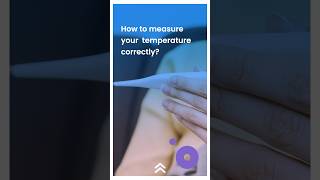 How to Check Body Temperature  Thermometer से बुखार कैसे चेक करें  bodytemperature [upl. by Ailin]