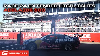 Race 24 Extended Highlights  VAILO Adelaide 500  2024 Repco Supercars Championship [upl. by Sidell]