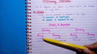 Mechanics of pulmonary Ventilation  1 l Muscles involved in respiration l Respiratory Physiology [upl. by Birgit]