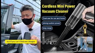 Cordless and compact strong suction and long battery life improve cleaning efficiency [upl. by Ricardama295]